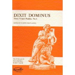 G.F. Handel: Dixit Dominus (Vocal Score)