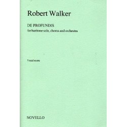 Robert Walker: De Profundis (Vocal Score)