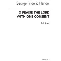 HANDEL GEORGE FRIDERIC O PRAISE THE LORD (BEEKS) FULL SCORE