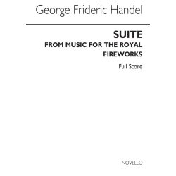 G. F. Handel: Music For The Royal Fireworks (Score)