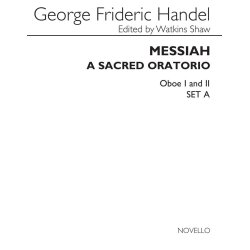 G.F. Handel: Messiah (Watkins Shaw) - Oboe 1 Set A