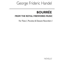 George Frideric Handel: Bourree From The Fireworks Music (Flt/Des Rec 1/Picc)