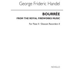 George Frideric Handel: Bourree From The Fireworks Music (Flt/Des Rec 2)