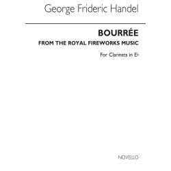 George Frideric Handel: Bourree From The Fireworks Music (Clt In Eb)