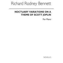 Richard Rodney Bennett: Noctuary For Piano