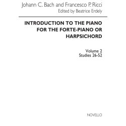 J.C. Bach And F.P. Ricci: Introduction To The Piano Volume Two
