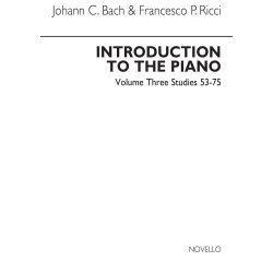 J.C. Bach And F.P. Ricci: Introduction To The Piano Volume Three