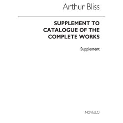 Bliss: Catalogue Of The Complete Works (Supplement)