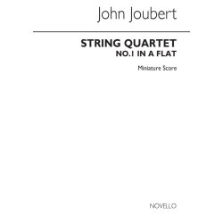 Joubert: String Quartet No.1 In A Flat (Miniature Score)