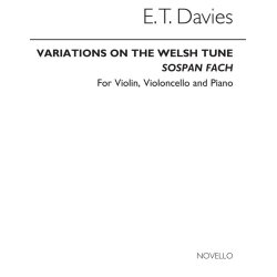 E.T. Davies: Variations On A Welsh Tune for Piano Trio (Score and Parts)