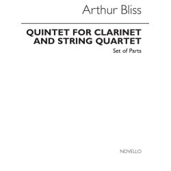 Bliss: Quintet For Clarinet And Strings (Parts)