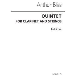 Bliss: Quintet For Clarinet And Strings (Study Score)