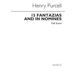 Henry Purcell: Fantazias &amp; In Nomines (Score)