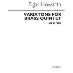 Howarth: Variations For Brass Quintet (Parts)