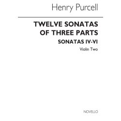 Henry Purcell: 12 Sonatas Of Three Parts For Violin 2 (Sonatas IV-VI)