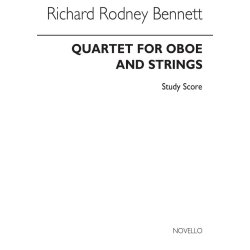 RR Bennett: Quartet For Oboe and Strings (Score)