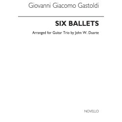 G.G. Gastoldi: Six Ballets For Guitar Trio