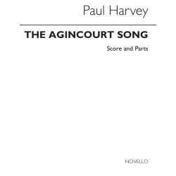 Peter Harvey: Agincourt Song for Sax Quartet (Score and Parts)