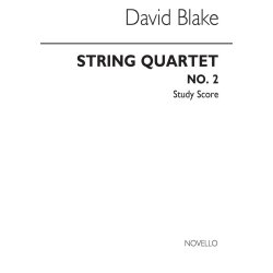 David Blake: String Quartet No.2 (Score)