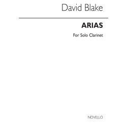 David Blake: Arias for Clarinet Solo