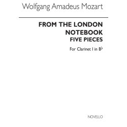 Mozart: From The London Notebook (Clarinet 1 Part)