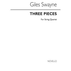 Giles Swayne: Three Pieces For String Quartet (Score)