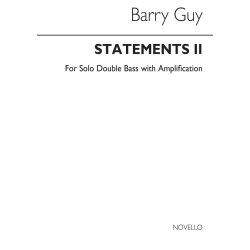 Guy: Statements II for Double Bass