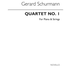 Gerard Schurmann: Quartet For Piano And Strings (Score and Parts)