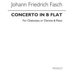 Fasch/Platt: Concerto In B Flat For Clarinet