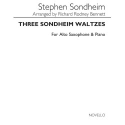 Stephen Sondheim Arr. Richard Rodney Bennett: Three Sondheim Waltzes