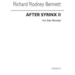 Richard Rodney Bennett: After Syrinx II For Solo Marimba