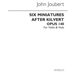 Joubert: Six Miniatures After Kilvert Op.140 (Violin and Viola Parts)