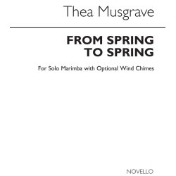 Musgrave: From Spring To Spring for Solo Marimba