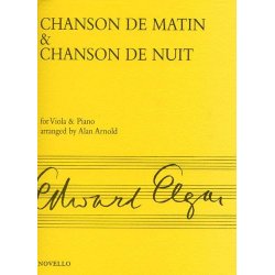 Edward Elgar: Chanson De Matin And Chanson De Nuit (Viola/Piano)
