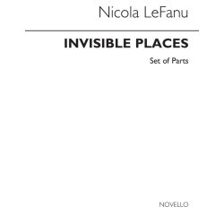 Lefanu Invisible Places Clt/str 4tet Pts