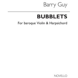 Barry Guy: Bubblets for Baroque Violin and Harpsichord
