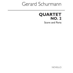 Gerard Schurmann: Quartet No.2 For Piano and Strings (Score/Parts)