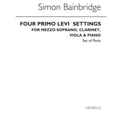 Simon Bainbridge: Four Primo Levi Settings (Parts)
