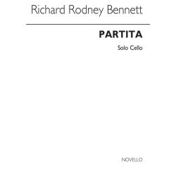 Richard Rodney Bennett Partita For Solo 'cello Score