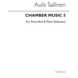 SALLINEN AULIS CHAMBER MUSIC V ACCORDION SOLO WITH PIANO REDUCTION BK