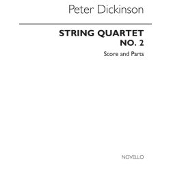 DICKINSON PETER STRING QUARTET NO2 STR 4TET SCORE & PARTS