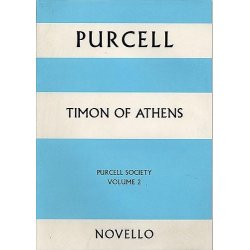 Purcell Society Volume 2 - Timon Of Athens (Paperback Full Score)