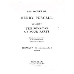 Henry Purcell: 10 Sonatas Of Four Parts For Violin 1 (Sonatas V-VII)