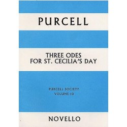 Purcell Society Volume 10 - Three Odes For St. Cecilia's Day (Full Score)