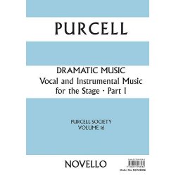 Purcell Society Volume 16 - Dramatic Music Part 1 (Full Score)