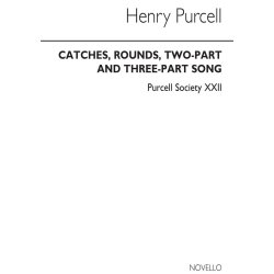 Purcell Society Volume 22 - Catches (Original Engraving)