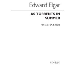 Edward Elgar: As Torrents In Summer (SS/Piano)