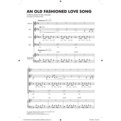 Paul Williams: An Old Fashioned Love Song (SATB/Piano)