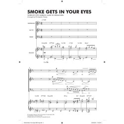 Jerome Kern/Otto Harbach: Smoke Gets In Your Eyes (Roberta) - SAB/Piano