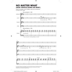Andrew Lloyd Webber: No Matter What (SATB/Piano)
